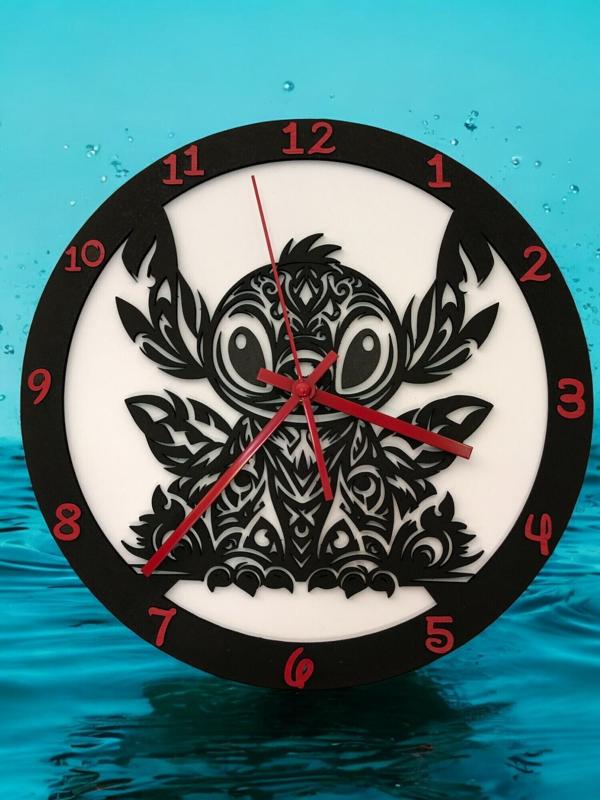 clock Stitch laser cutting