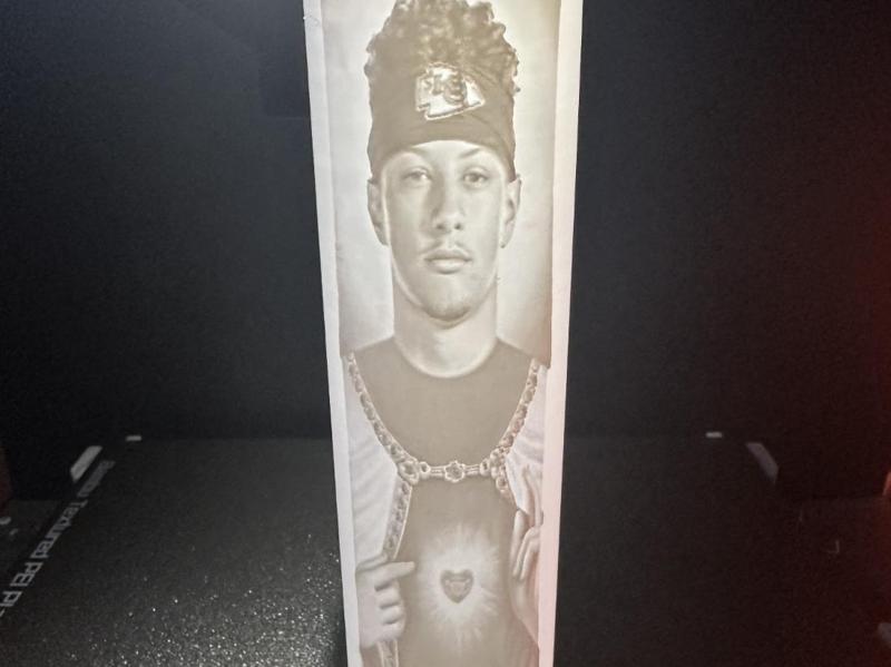Kansas City Chiefs Patrick Mahomes Prayer Candle