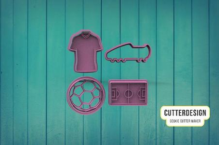 Mini soccer cutters Mini cookies cutters