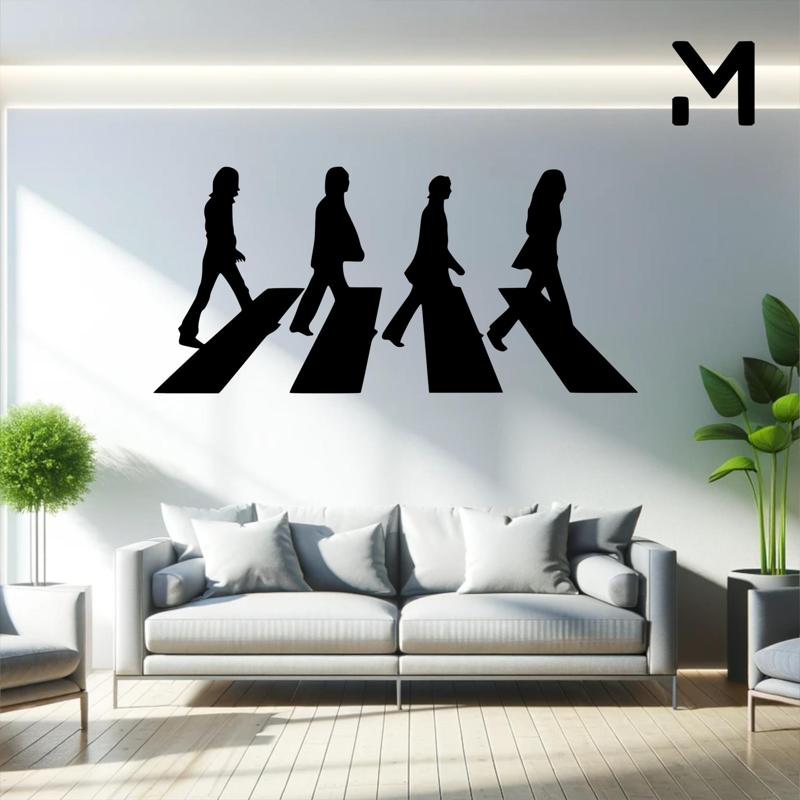 Wall silhouette - The Beatles 3