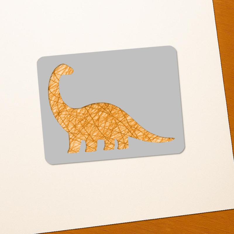 Diplodocus Drawing Stencils – 3D Printable Tools for Artists