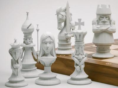 Alice: Madness Returns - Chess Pieces Set