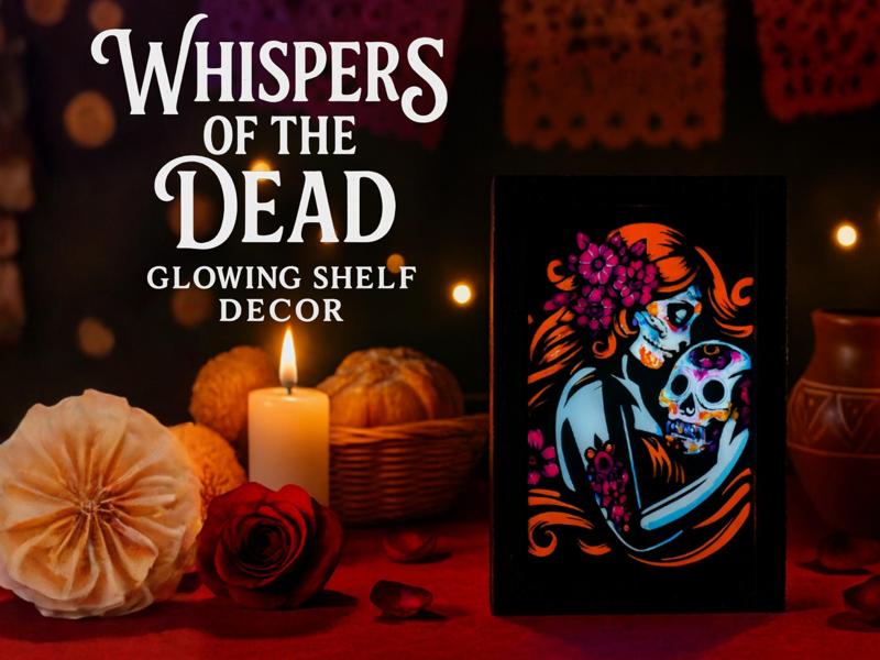 Whispers of the Dead – Glowing Shelf Decor