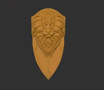Alliance Lion Shield 3D Printable