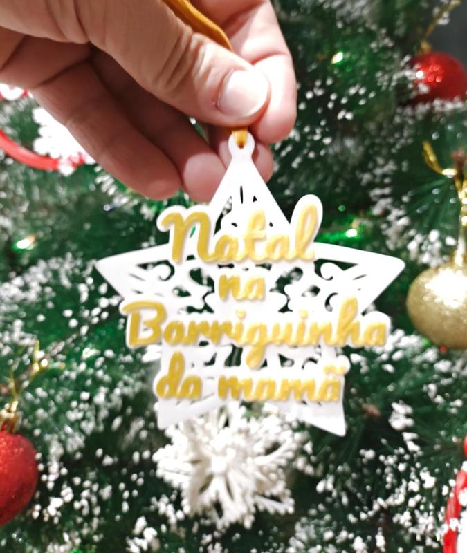 Christmas Ornament "Natal na Barriguinha da mamã"