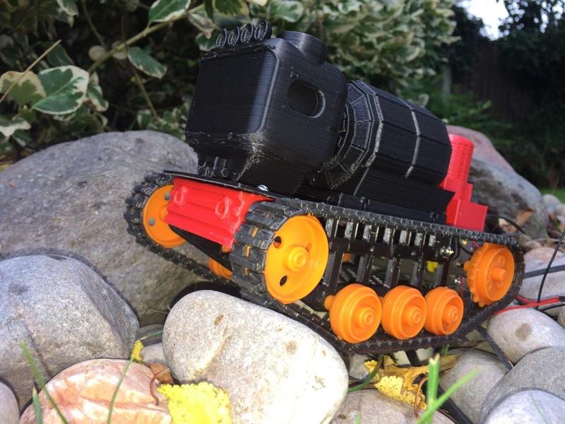 Martian Moon Rover on Tamiya Tank chassis