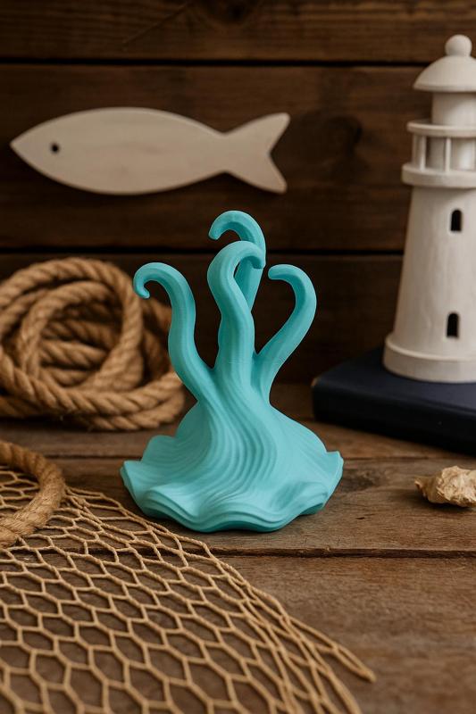 Aqua Tentacle Jewelry Holder – Ocean-Inspired Decor