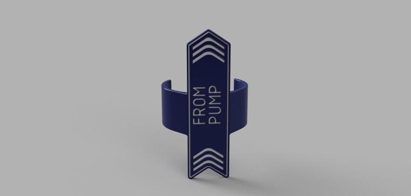 Pool Plumbing Tags - "From Pump"