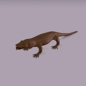Komodo dragon figurine