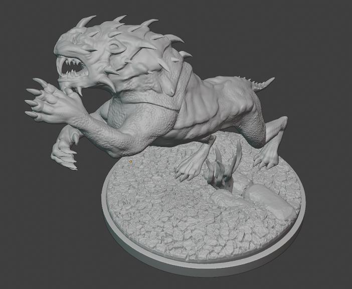 Caragor from Middle Earth Vidogame