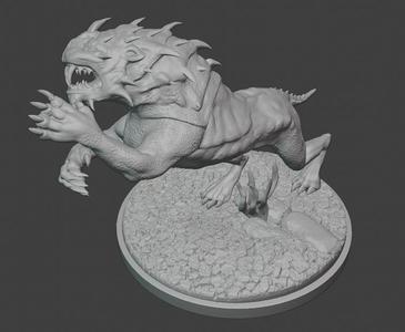 Caragor from Middle Earth Vidogame