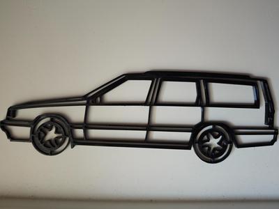 Volvo 850 Station Line Art