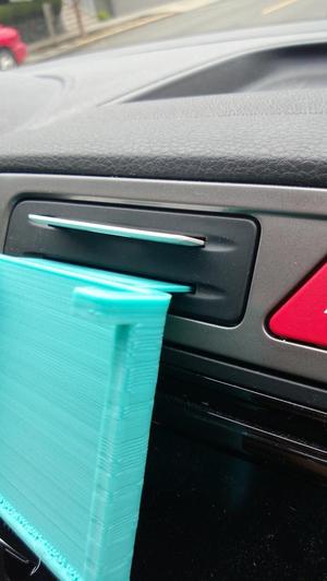 Phone Holder for Car using card slot