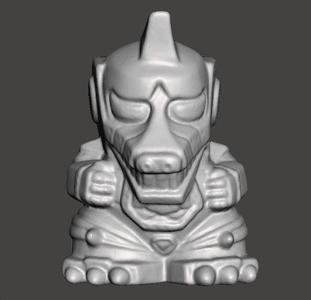 SD MECHAGODZILLA 74 PVC 1992 VINTAGE FIGURE 15 INCH ROBOT CHIBI