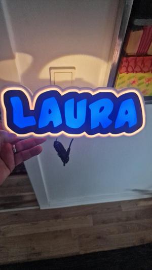 Laura Name Light Box
