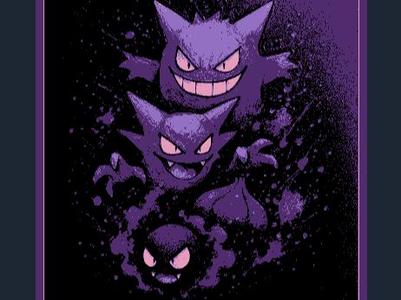 Gastly Evolution_HueForge_170x170mm