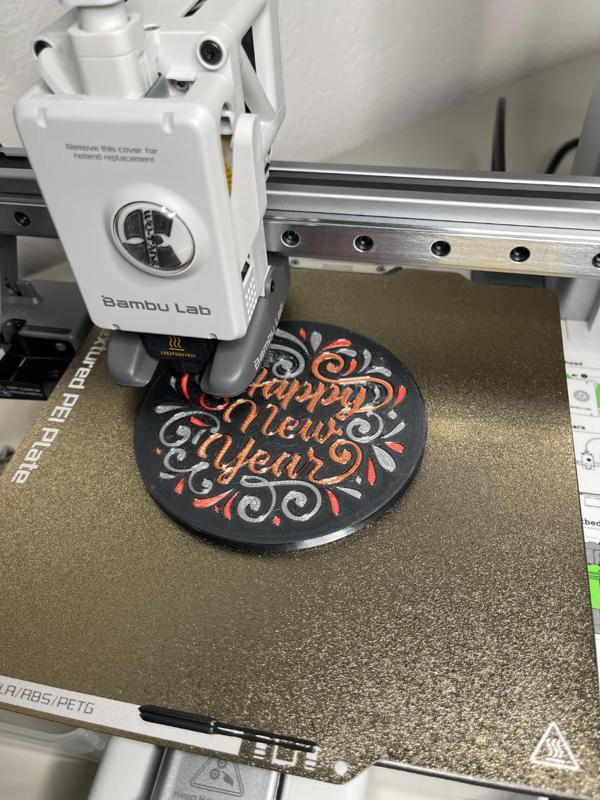 Happy new year Coaster