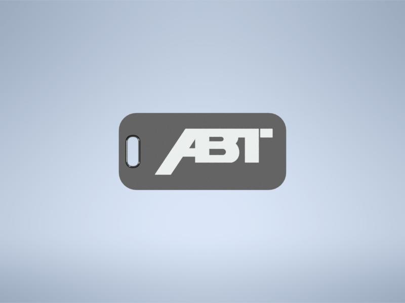 ABT Sportsline logo emblem keychain keyring