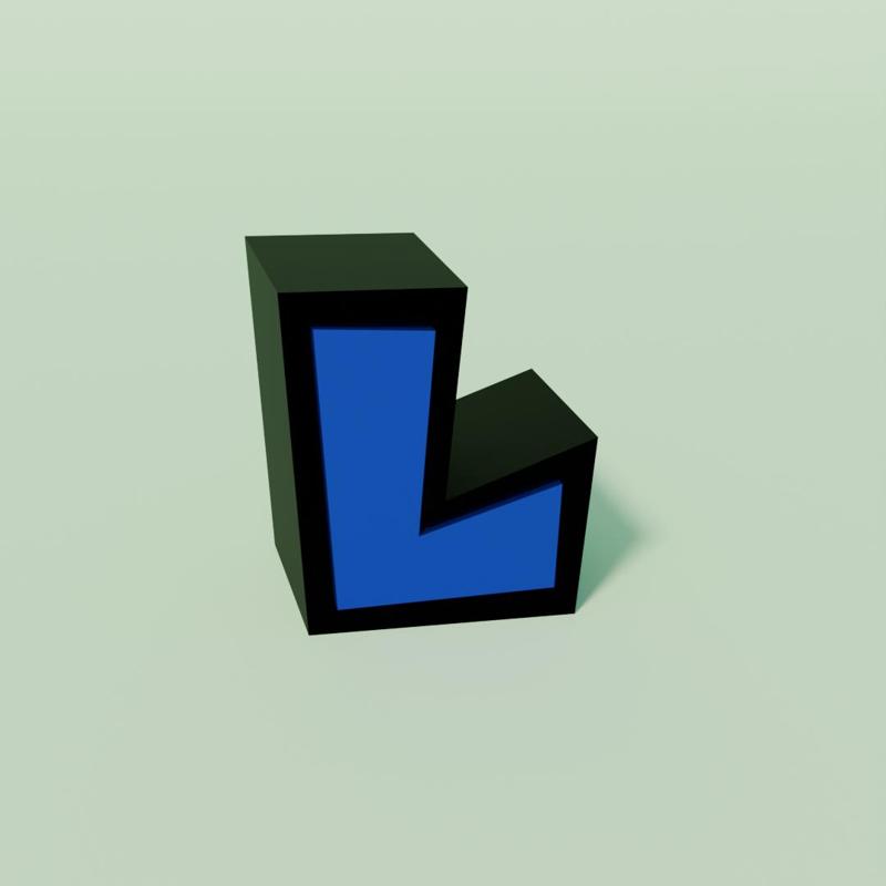 Super Mario letters, letter L