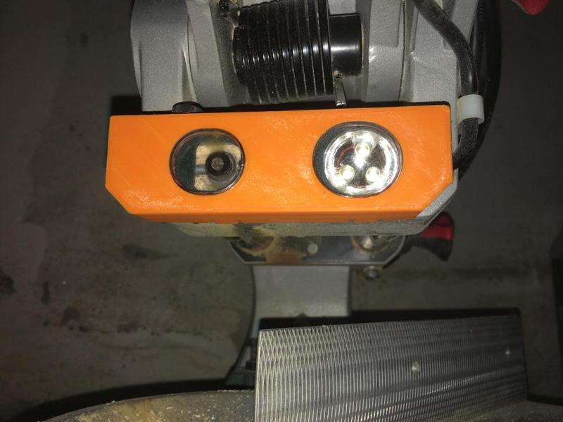 Cover for laser and light on a Bosch PCM 8s.