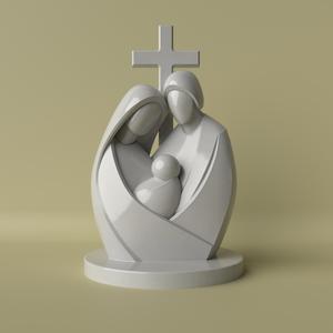 Holy Family – Minimalist Sculpture