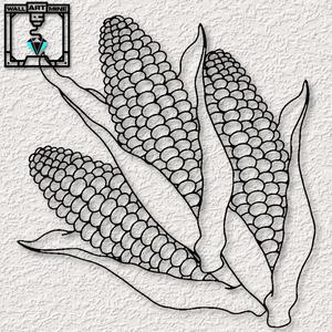 realistic corn wall art corn wall decor autumn fall decoration vegetable
