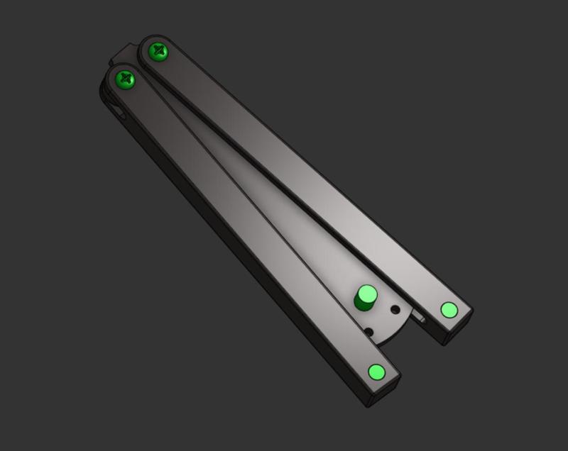 Squiddy B Inspired Balisong Trainer