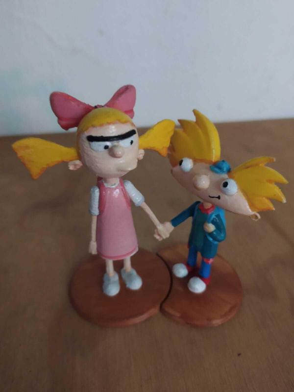 Helga and Arnold Figure love - Hey Arnold