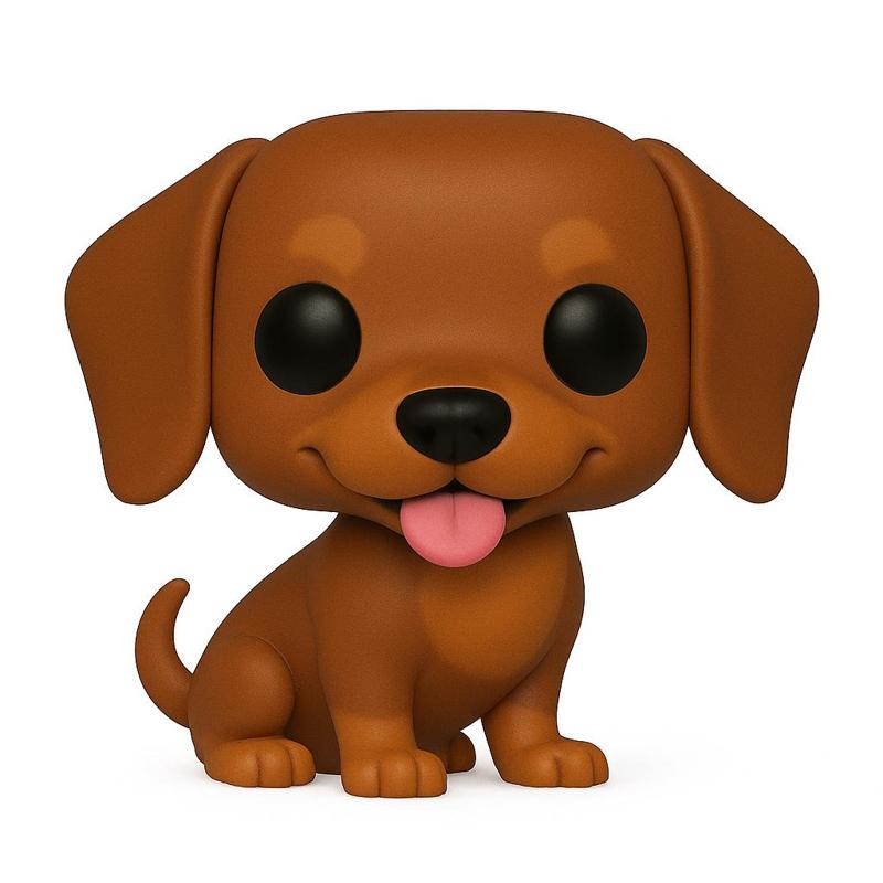 Funko Pop Dachshund Shorthair Brown Tan