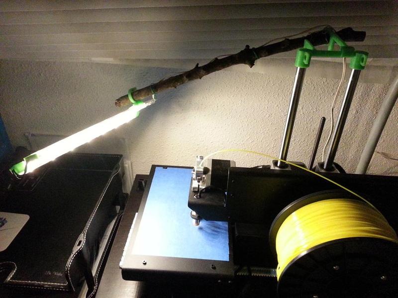 IKEA Ledberg for Printrbot - Let There Be GREEN Light!