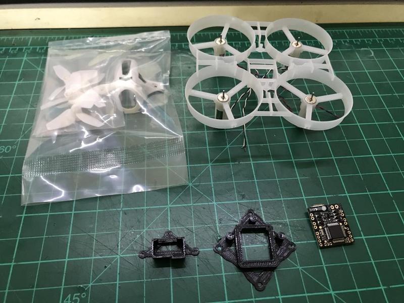 7mm Whoop micro f3 board holder + camera 