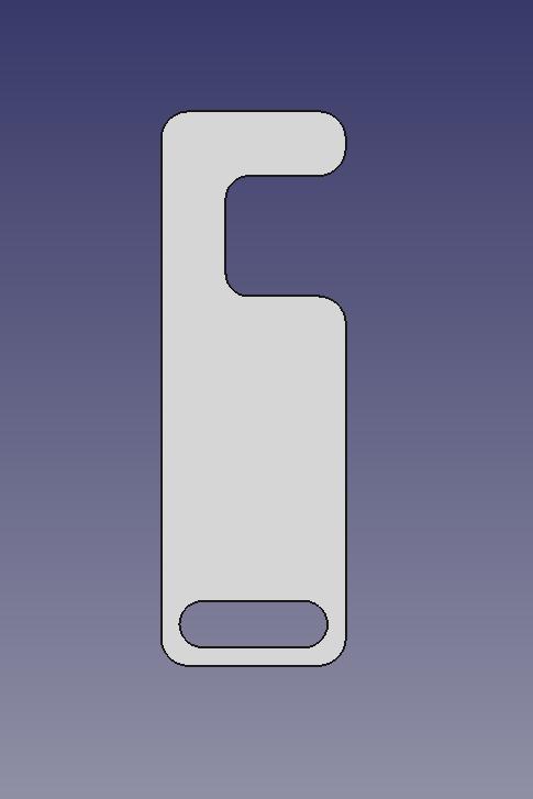 Minimalist keychain phone stand