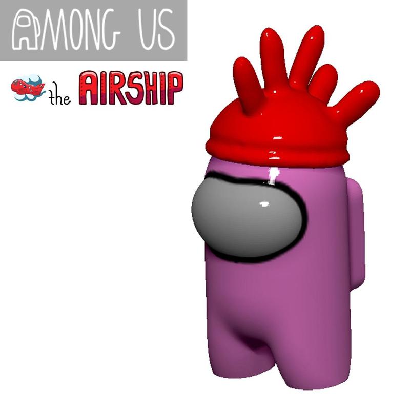 AMONG US - RUBBER GLOVE (THE AIRSHIP)