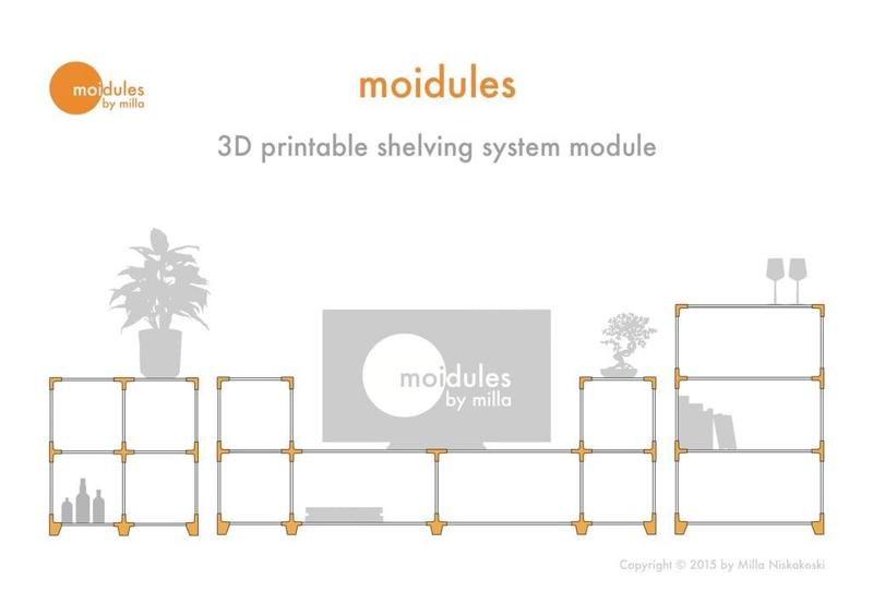 Moidules - Create your own custom made shelving system at home!