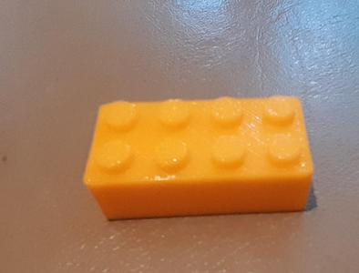 Toy brick block