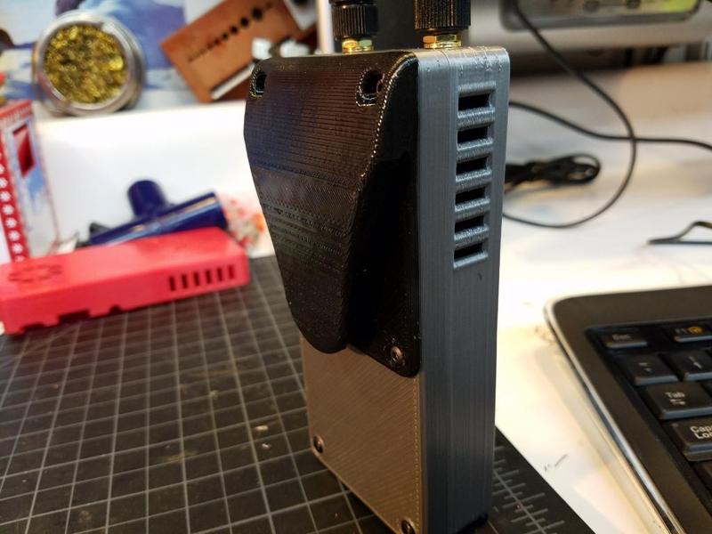 Stratux Squared off slim case flight bag clip