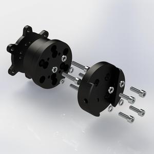Simucube Quick Release Wheel side Kit (20-150mm Spacers)