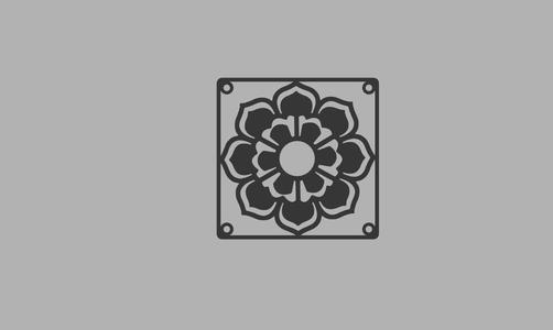 🌸 Floral Mandala Grid - Open Design