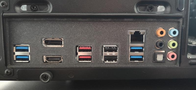 IO Shield for ASUS ROG STRIX B350F Gaming motherboard