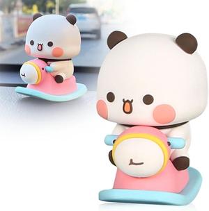 Bubu Dudu Couple - Kawaii Bear Figurines for Desk or Shelf