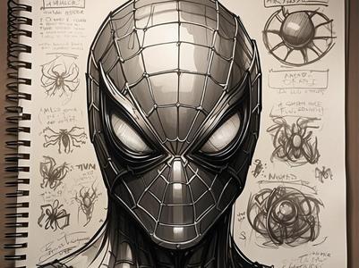 Spider Man Drawing