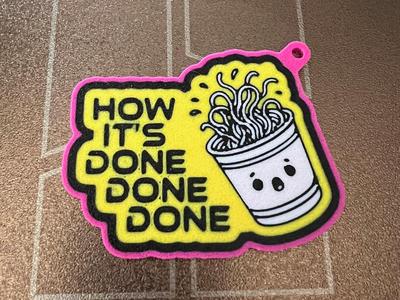 How it's done - KPop Demon Hunters Keychain