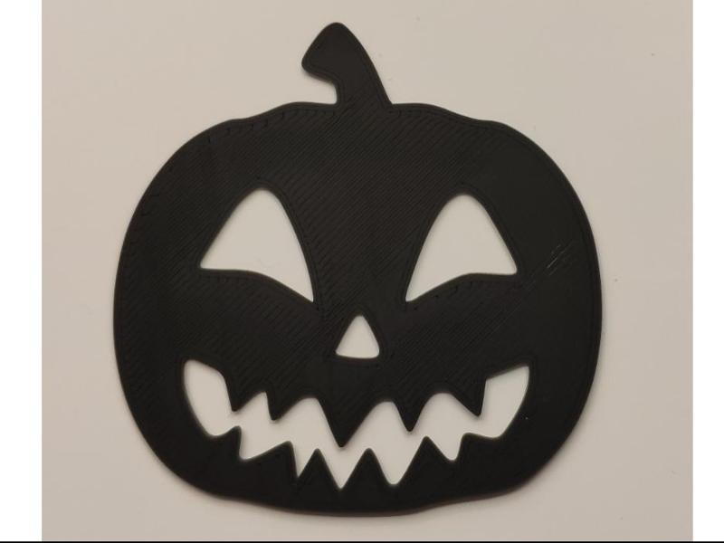 Halloween decoration - pumpkin sticker