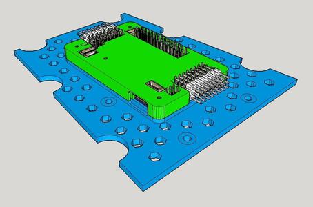 INAV/APM2.x Tray for SkyEye, CloudSurfer, RoboSurfer 2000mm