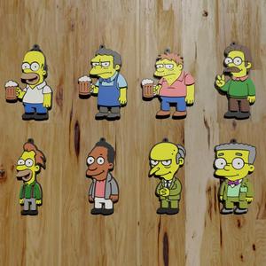 PACK 8 KEYCHAIN KEYRINGS / KEYCHAIN The Simpsons: Beers and Duels (STL & 3MF)