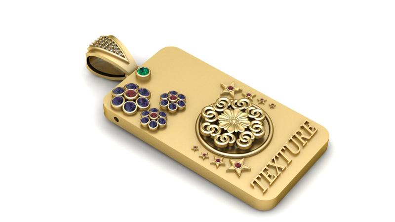 designer pendant  3D printable model