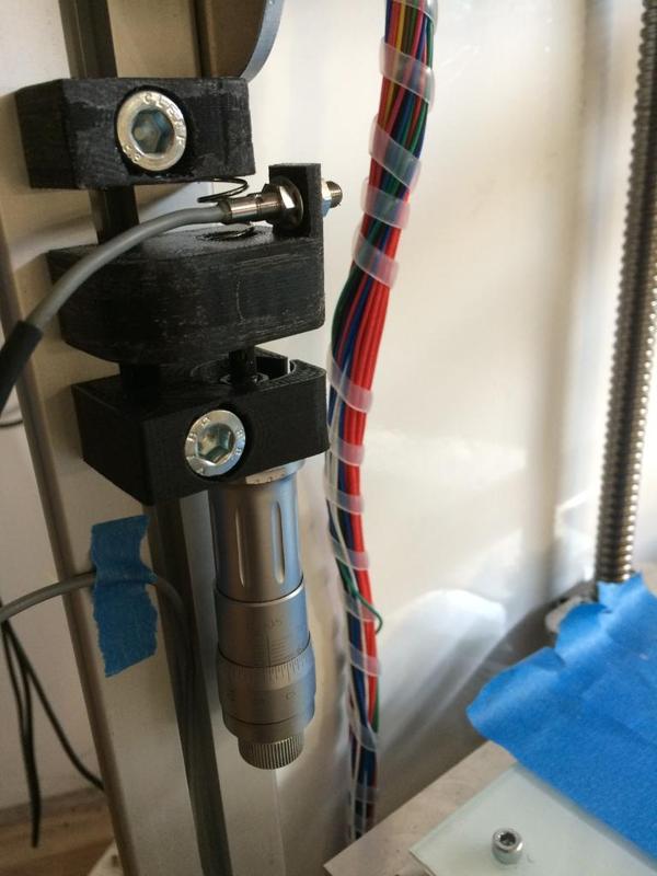 height adjustment z axis