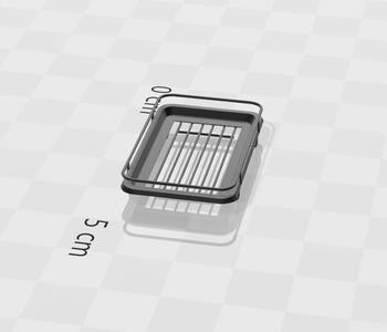 1/64th scale V20 luggage carrier