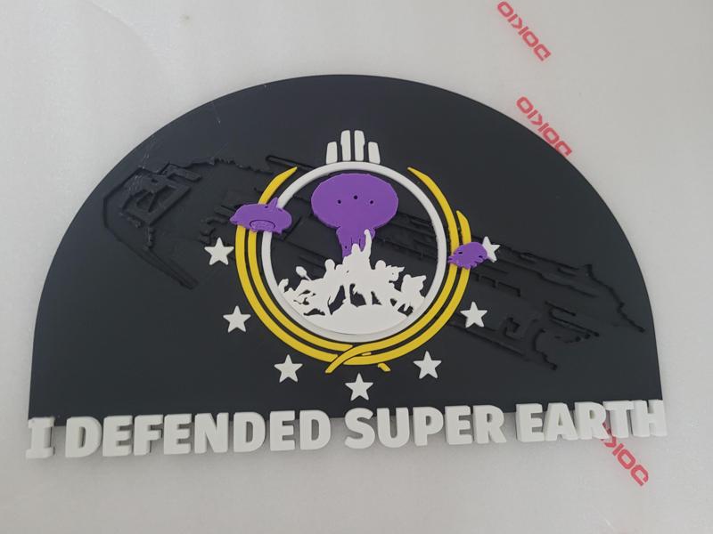 I DEFENDED SUPER EARTH booth