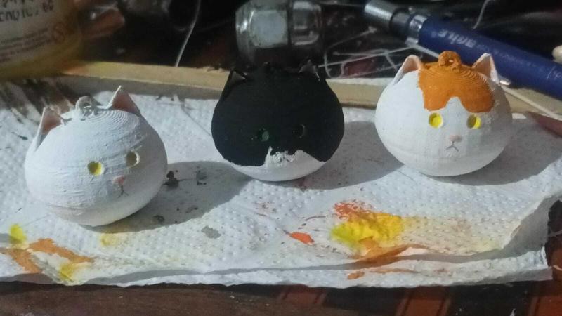 Cat teething ring / Cat key ring